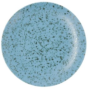 Piatto Piano Ariane Oxide Ceramica Azzurro (Ø 27 cm) (6 Unità)