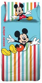 Completo letto singolo Mickey Mouse in cotone