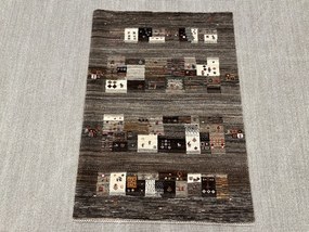 Loribaft Tappeto persiano 120 x 90 Grigio (Iran) Annodato A Mano