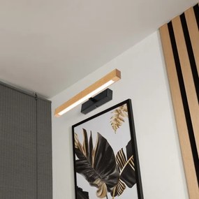 Lampada per quadri LED VERDE LED/5,5W/230V 3000K 46 cm rovere/nero