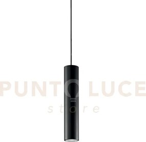Deva pendente led cob bridgelux 6 w 34° on-off 570 lm 4000k nero d.4cm