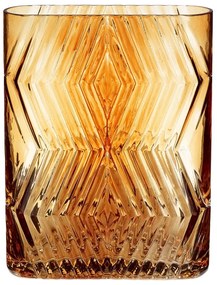 Vaso in vetro arancione fatto a mano Deco - Hübsch