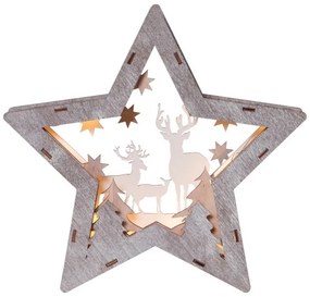 Eglo 410413 - Decorazione LED di Natale FAUNA 10xLED/0,03W/2xAAA