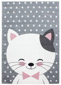 Tappeto per bambini rosa e grigio 120x170 cm Kids - Ayyildiz Carpets