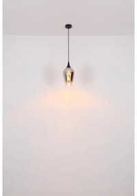 Globo 15552H3 - Lampadario a sospensione con filo LAVUS 1xE27/60W/230V diametro 18 cm nero