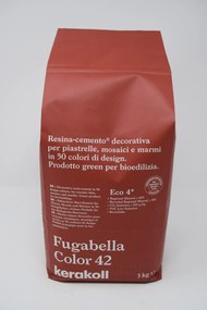 Kerakoll Fugabella resina cemento decorativa per piastrelle mosaici e marmi 3kg Color 42