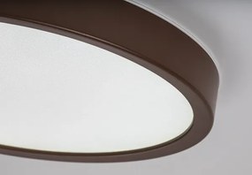 Rabalux 75080 - Plafoniera LED da bagno MAUREC 18W/230V diam. 29 cm IP44 marrone