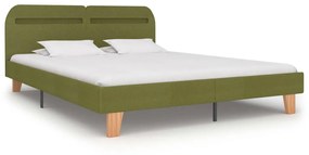 Giroletto con luci led verde in tessuto 180x200 cm