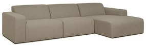 Divano angolare beige (angolo destro) Roxy - Scandic