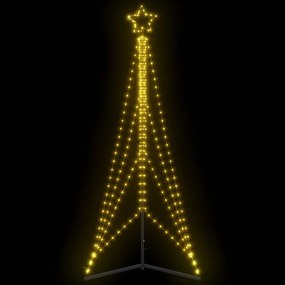 Albero Di Natale A Led 483 Led Bianco Caldo 240 Cm /