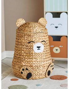 Cesto per bambini in giacinto d'acqua di colore naturale ø 40x57 cm Timone - Bloomingville Mini