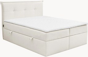 Letto boxspring fatto a mano con contenitore Cloud, H3