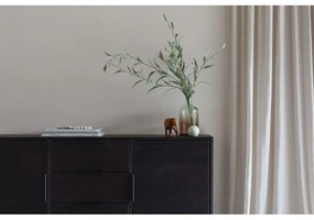 Cassettiera bassa marrone in teak 135x82 cm Webster - White Label