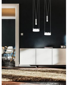 Wofi 7263.04.54.6000 - Lampadario a sospensione con filo LED dimmerabile 2xLED/7,5W/230V + 2xLED/1W