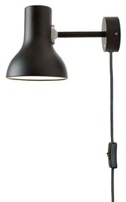 Anglepoise - Type 75 Mini Applique da Parete con Cavo Jet Black Anglepoise