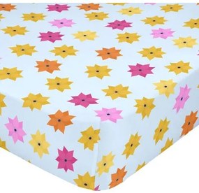 Lenzuolo con angoli HappyFriday MR FOX Multicolore 70 x 140 x 14 cm Fiori