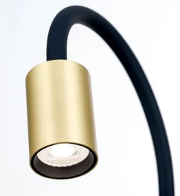 Orion Str 10-489 - LED Flessibile lampada da tavolo con clip KURT LED/5W/230V oro