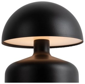 Lampada da tavolo a LED nera (altezza 15 cm) Impetu - Leitmotiv