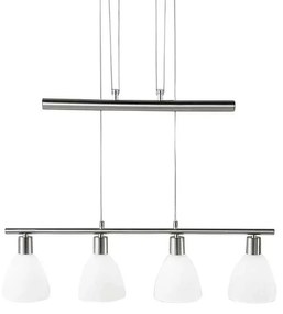 Lindby - Simeon Lampada a Sospensione Bianco/Nickel Lindby