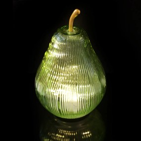 Lampada led Pera verde senza fili in vetro