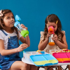 Box porta merenda grande – blu/verde