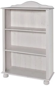 Libreria bianca in legno di pino 77x116 cm Ella - Støraa