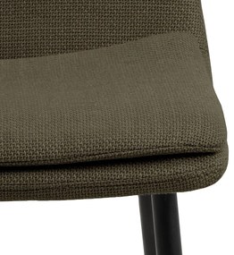 Sedia da pranzo color kaki Becca – Actona