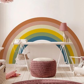 Adesivo murale per bambini 158x87 cm Pastel Rainbow - Ambiance