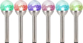 Grundig - Lampada solare a LED, 1,2 V, 600 mAh, multicolore