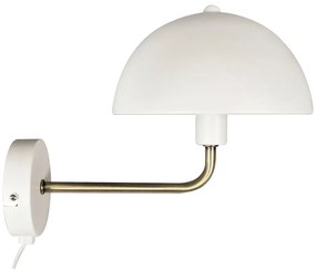 Lampada da parete di colore bianco-oro, altezza 25 cm Bonnet - Leitmotiv