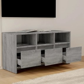 Mobile Porta TV Grigio Sonoma 102x37,5x52,5 cm in Truciolato