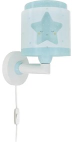 Dalber 76019T - Applique per bambini BABY DREAMS 1xE27/15W/230V blu