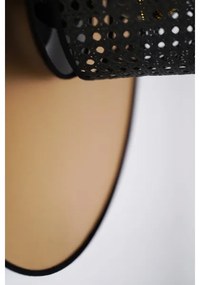 Duolla - Applique TOKYO RATTAN 1xE27/15W/230V diametro 50 cm oro/nero