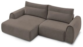 Divano angolare marrone Aden – Bobochic Paris