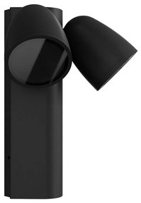 Applique da Esterno Orientabile IP65 2xGU10 serie AXIS - Nera