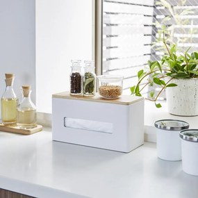 Scatola di metallo per fazzoletti Rin - YAMAZAKI