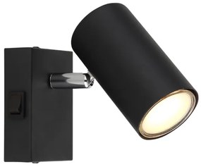 Globo 57911-1B - Faretto da parete ROBBY 1xGU10/25W/230V nero