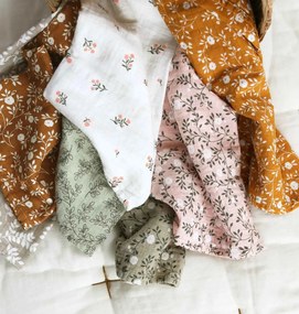 A Little Lovely Company - panni in mussola, blossom - dusty pink - 2 pezzi