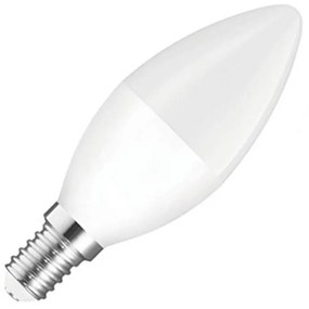 Lampadina LED E14 6W, 12/24V AC/DC, C37 Colore Bianco Freddo 6.000K