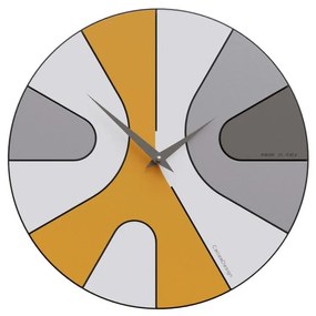 CalleaDesign Orologio da parete moderno silenzioso AsYm- in vari colori MELONE