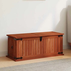 Cassapanca 79x34x32 Cm İn Legno Massello Di Acacia /