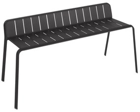 Panca da giardino in alluminio grigio scuro Idaho NATERIAL, 2 posti