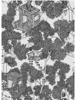 Rebel Walls Carta da parati Treehouse - Graphite