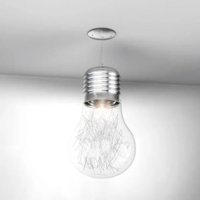 Big lamp sospensione 1 luce trasparente 1010-s-tr