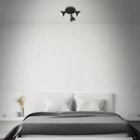 Briloner 2674-035 - Faretto RETRO 3xE14/25W/230V nero