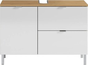 Mobile bianco sotto il lavabo in rovere 80x56 cm Mauresa - Germania