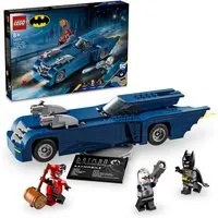 Batman con Batmobile vs Harley Quinn e Mr Freeze Lego