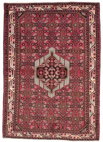 Hamedan Tappeto 150x100 Rosso (Iran) Annodato A Mano