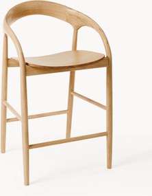 Sedia da bancone con braccioli Camille