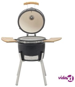 vidaXL Barbecue Kamado in ceramica griglia fumatore 76 cm